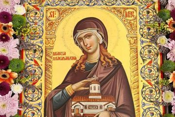 O, Sfântă Mironosiţă, întocmai cu Apostolii, Maria Magdalena